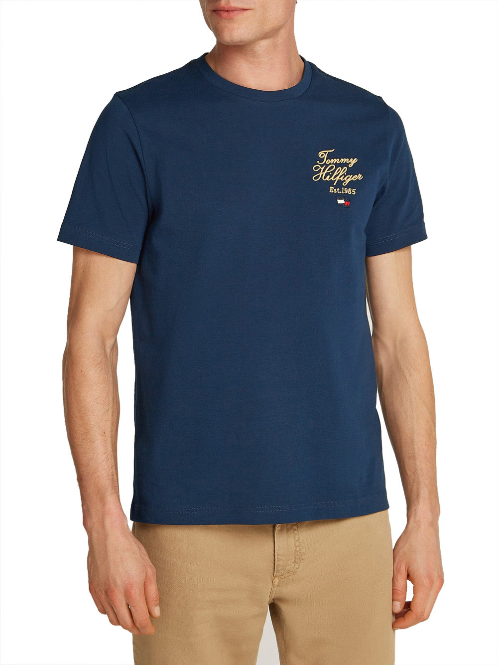 Tommy Hilfiger T-shirt Uomo Mod. MW0MW38334 DAF Blu