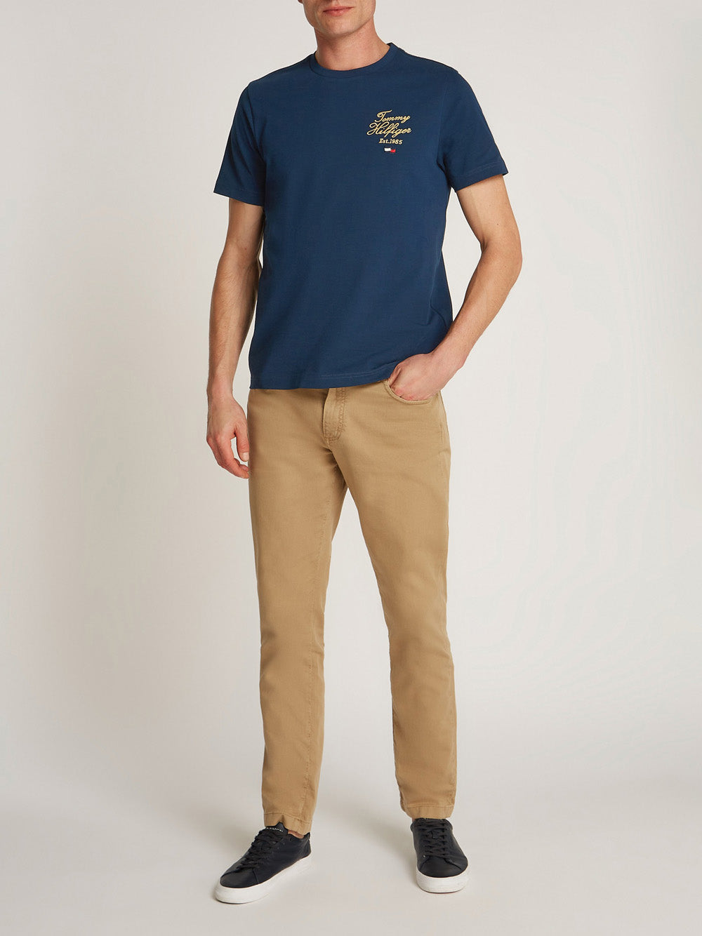 Tommy Hilfiger T-shirt Uomo Mod. MW0MW38334 DAF Blu