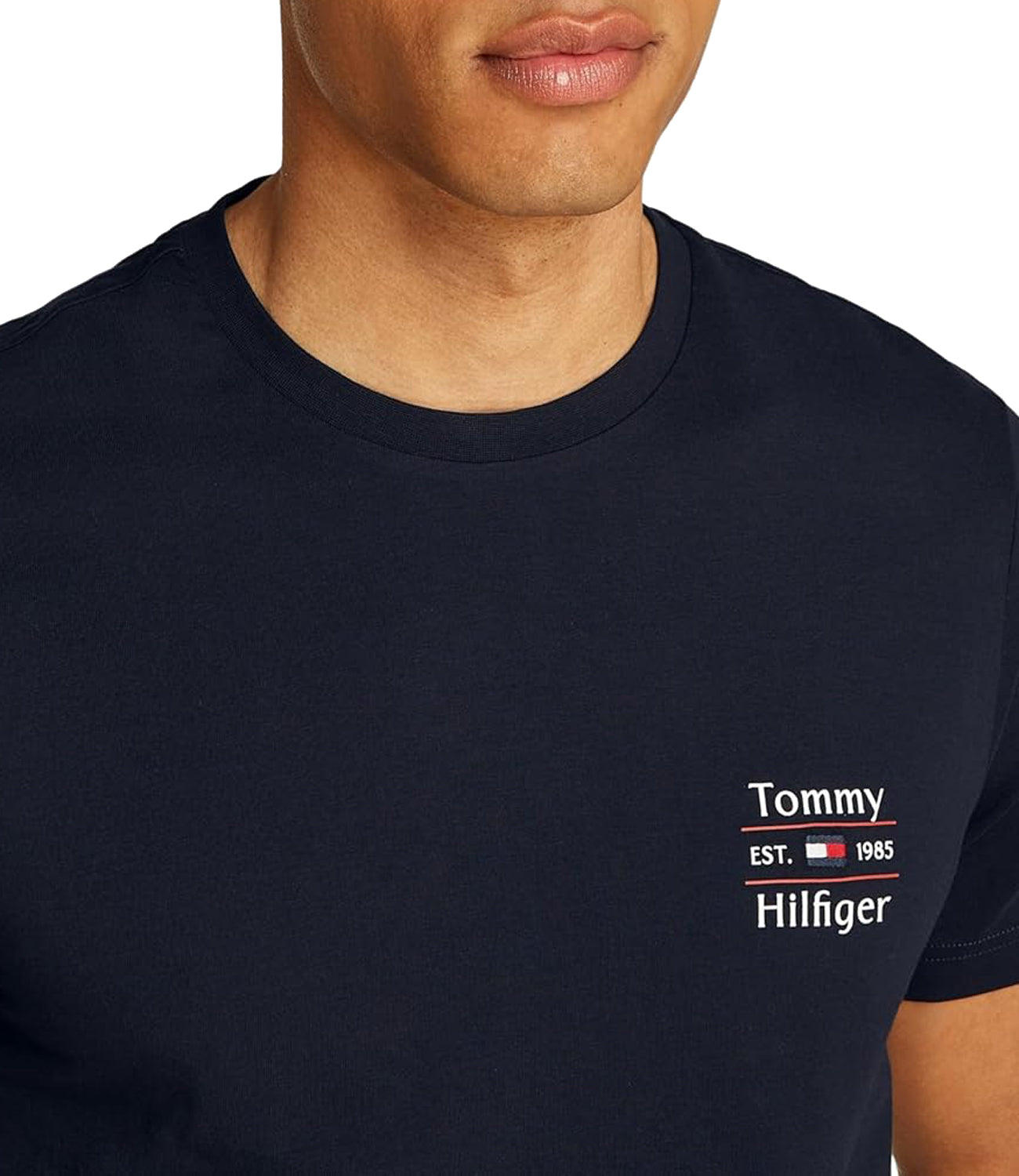 Tommy Hilfiger T-shirt Uomo Mod. MW0MW38622 DW5 Blu