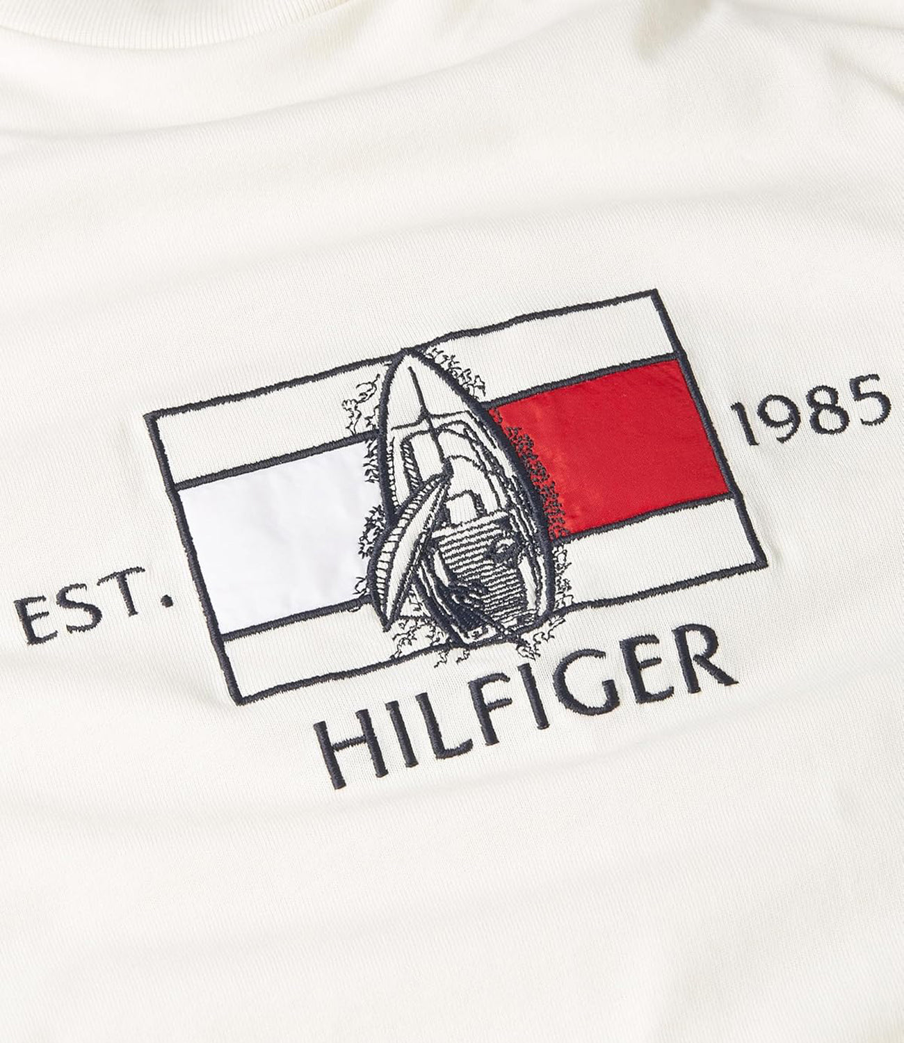 Tommy Hilfiger T-shirt Uomo Mod. MW0MW38628 ZOO Bianco