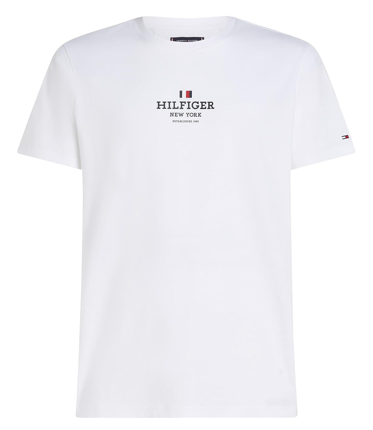 Tommy Hilfiger T-shirt Uomo Mod. MW0MW38980 YBR WHITE Bianco
