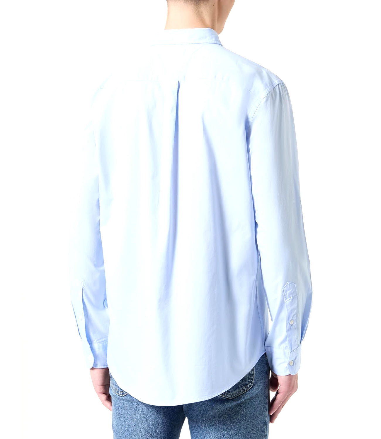 Tommy Hilfiger Camicia Maniche Lunghe Uomo Mod. MW0MW39988 C3Q Celeste Blu