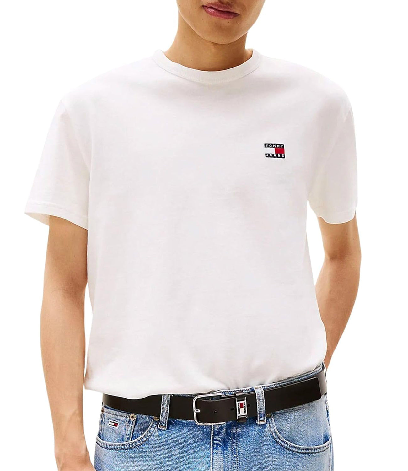 Tommy Hilfiger Tommy Hilfiger T-shirt Uomo Mod. DM0DM20322 YBL Bianco