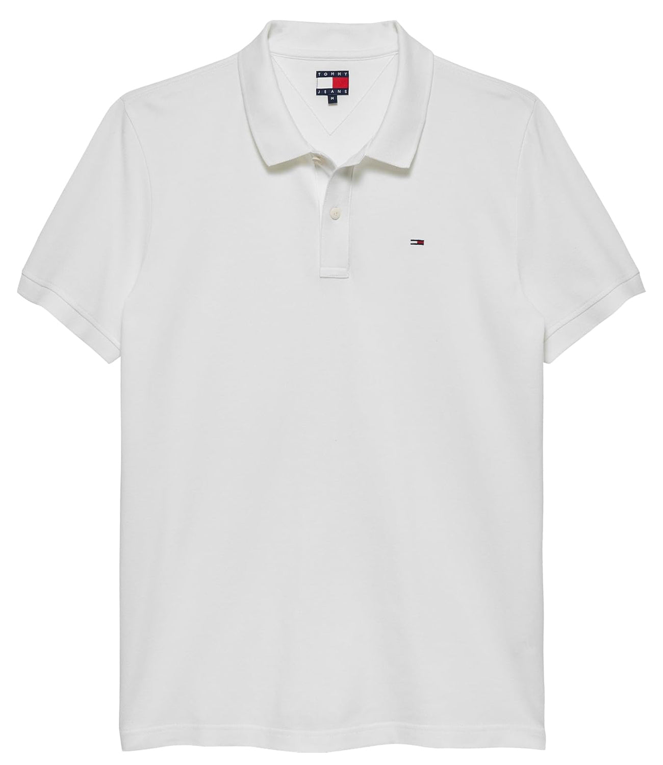 Tommy Hilfiger Tommy Hilfiger Polo M/C Uomo Mod. DM0DM20676 YBL Bianco