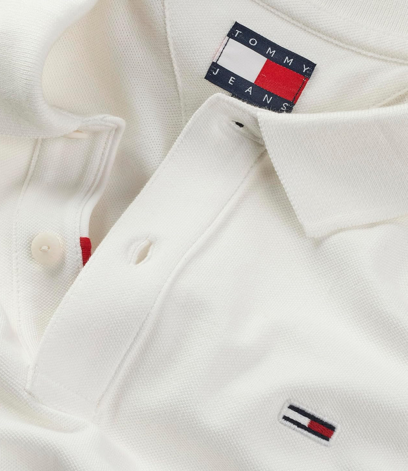 Tommy Hilfiger Tommy Hilfiger Polo M/C Uomo Mod. DM0DM20676 YBL Bianco