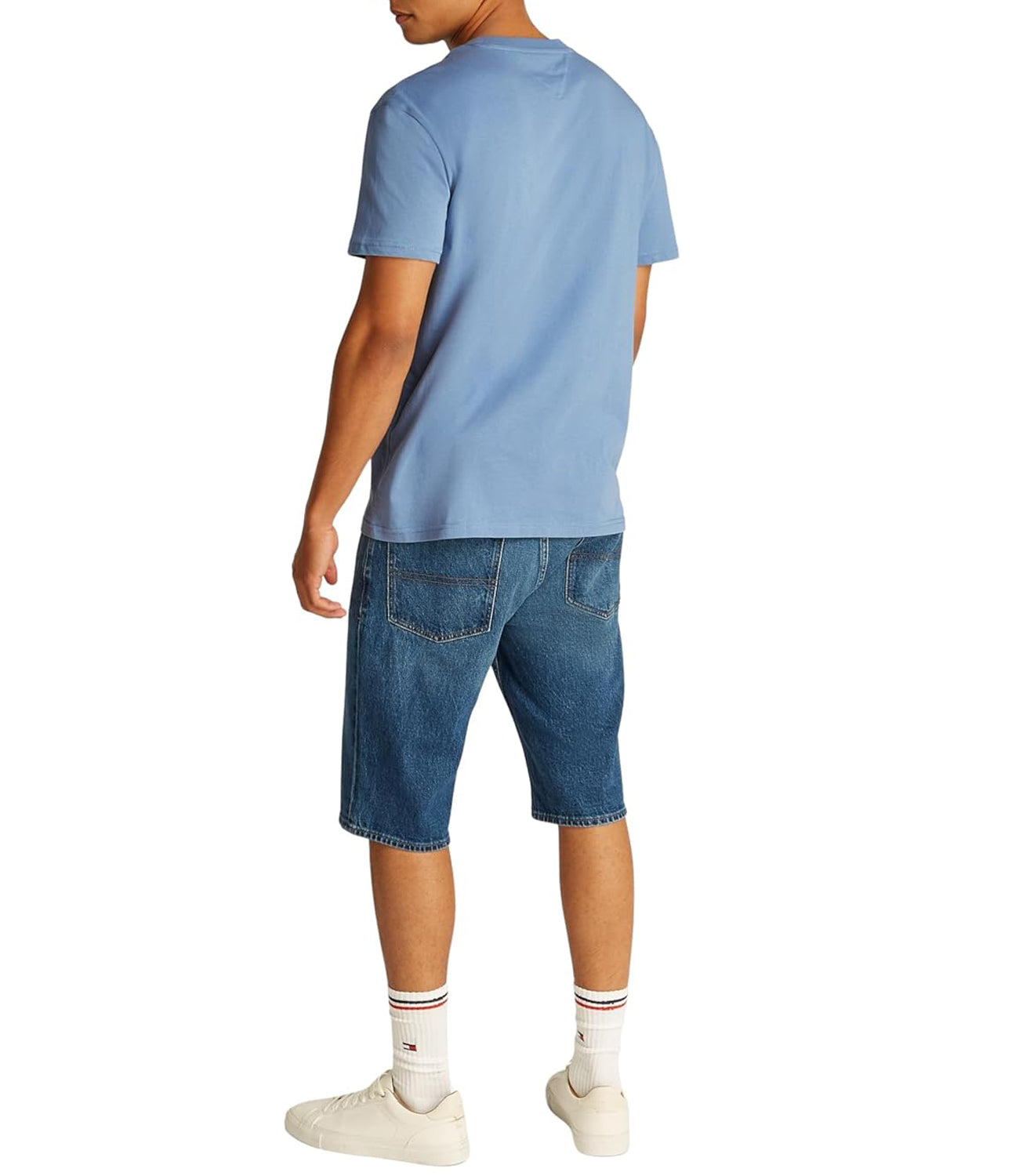 Tommy Hilfiger Tommy Hilfiger T-shirt Uomo Mod. DM0DM20744 DY6 Celeste Blu