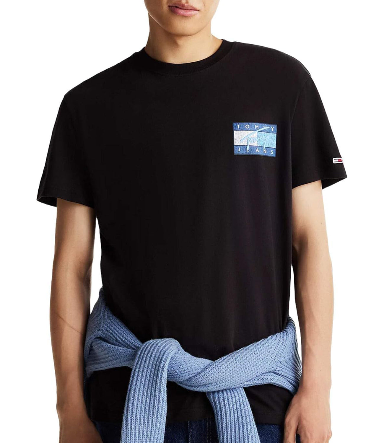 Tommy Hilfiger Tommy Hilfiger T-shirt Uomo Mod. DM0DM21108 BDS Black Nero