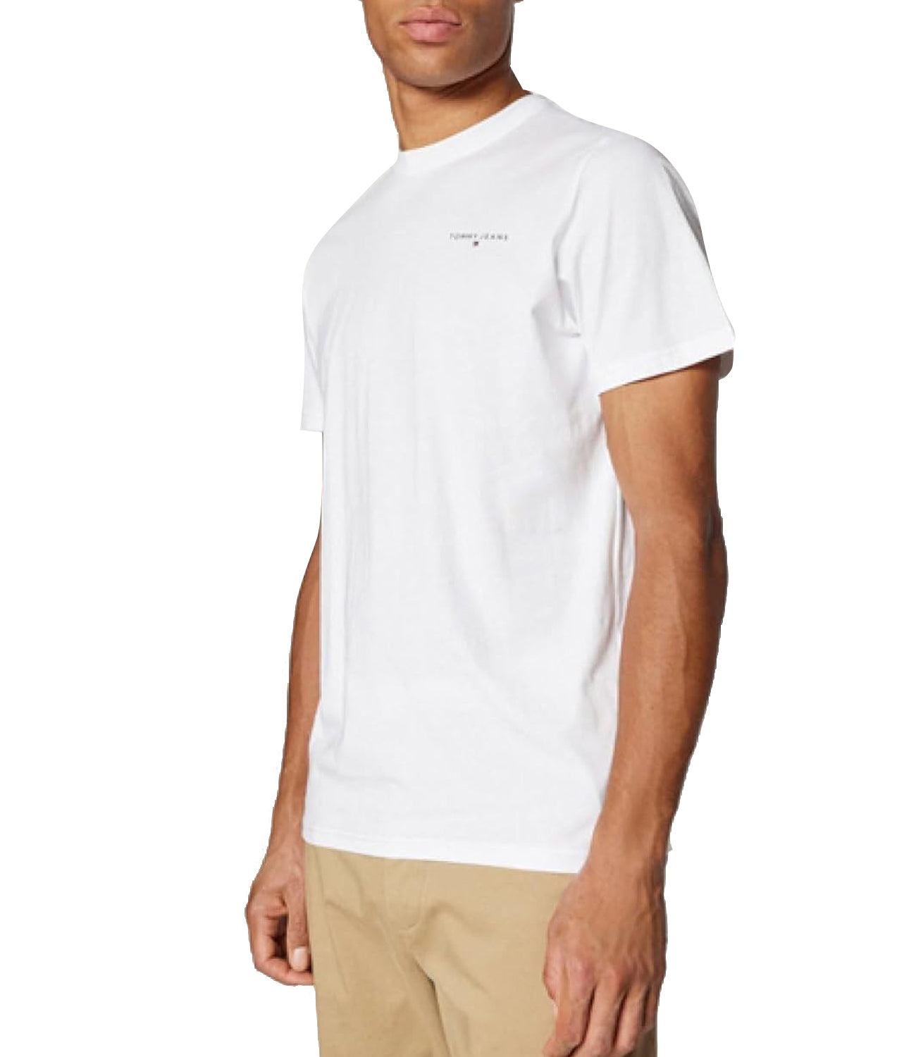 Tommy Hilfiger Tommy Hilfiger T-shirt Uomo Mod. DM0DM21188 YBL White Bianco