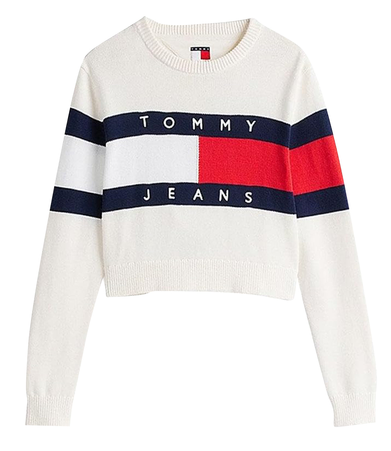 Tommy Hilfiger Tommy Hilfiger Maglia Donna Mod. DW0DW19335 YBH WHITE Bianco