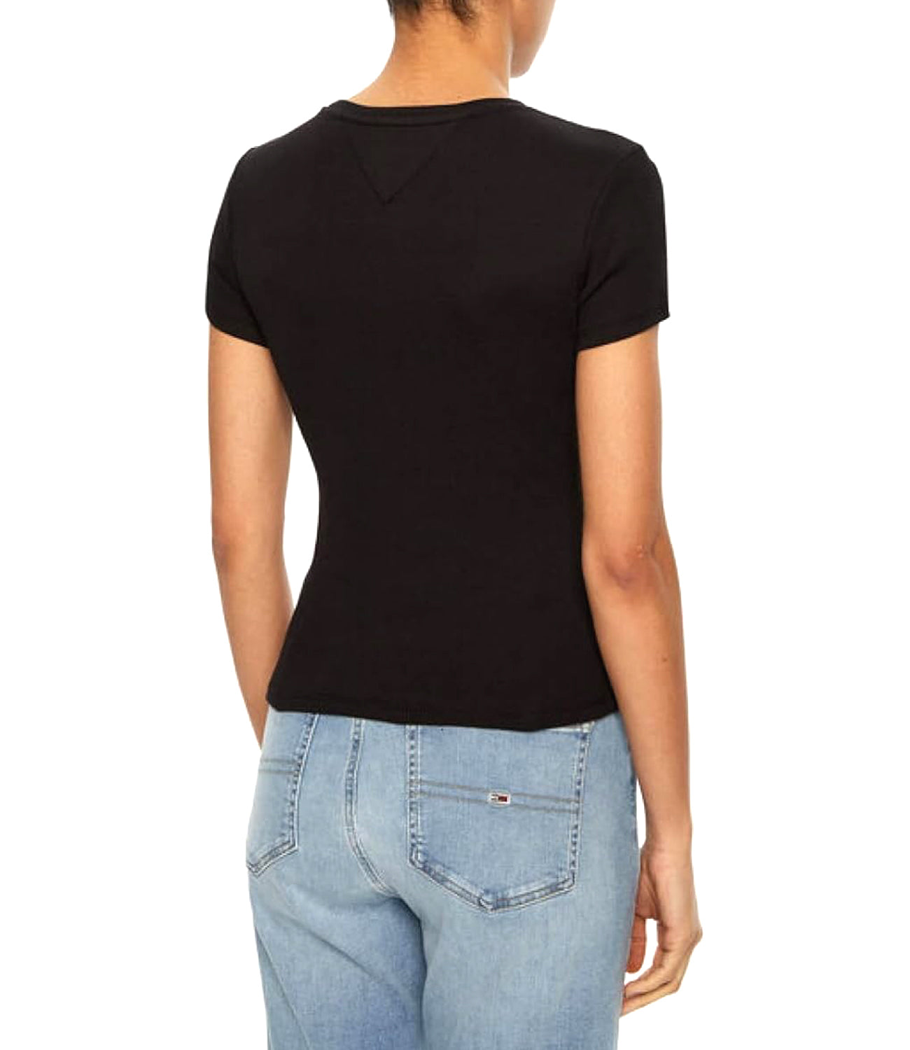 Tommy Hilfiger Tommy Hilfiger T-shirt Donna Mod. DW0DW19435 BDS Nero