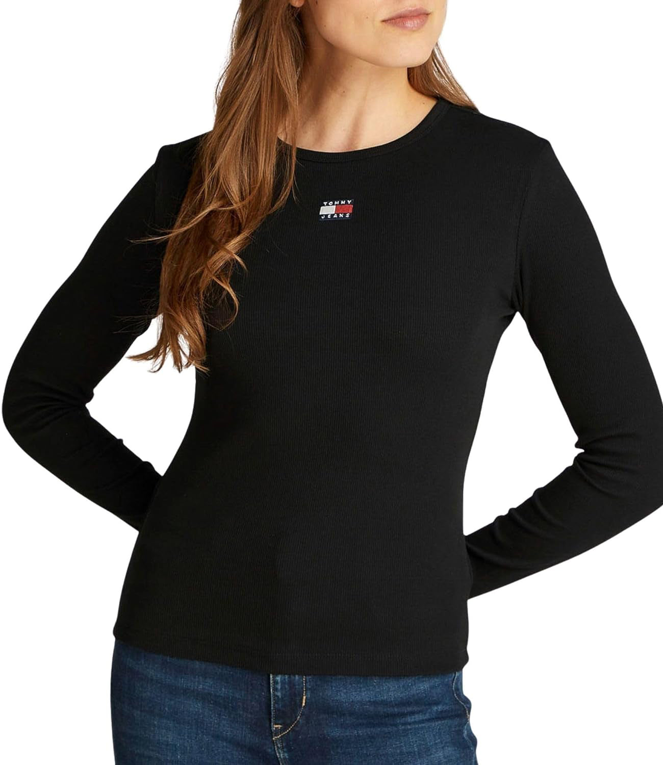 Tommy Hilfiger Tommy Hilfiger Maglia m/l Donna Mod. DW0DW20178 BDS Nero