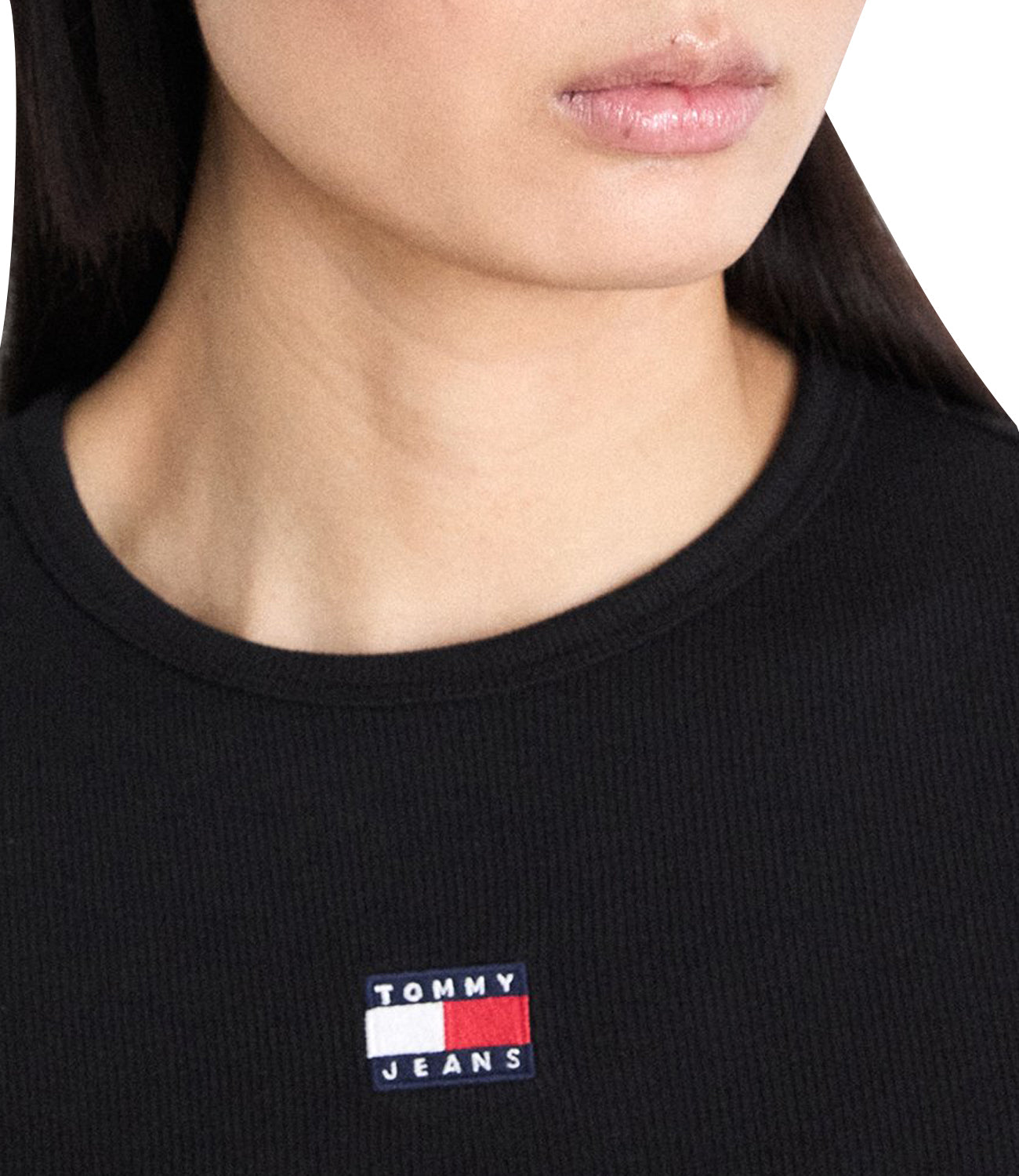 Tommy Hilfiger Tommy Hilfiger T-shirt Donna Mod. DW0DW20463 BDS Nero