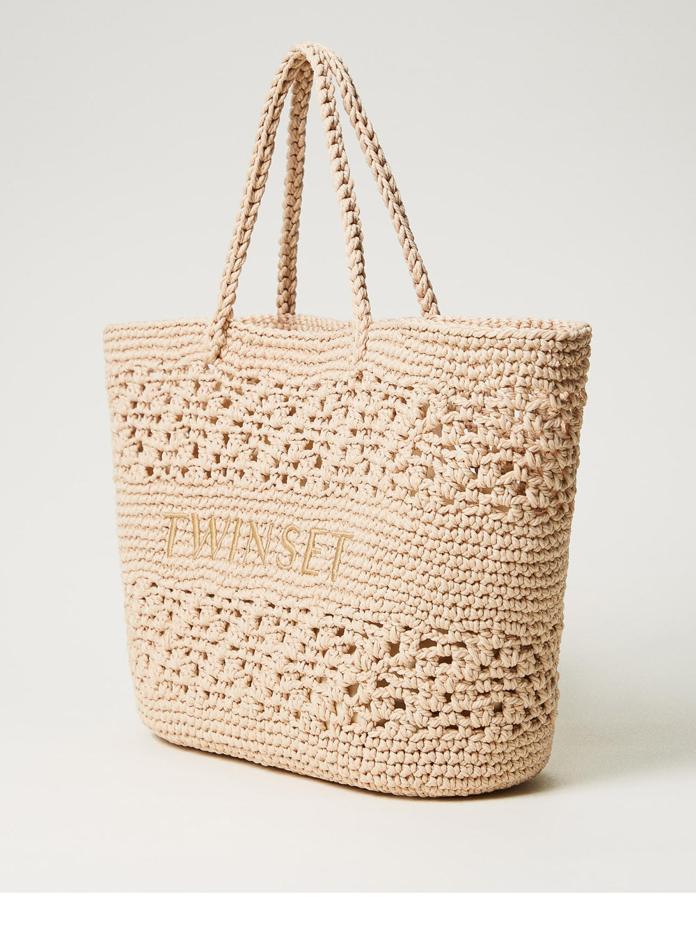 Borsa Shopper Twin Set da Donna - Beige