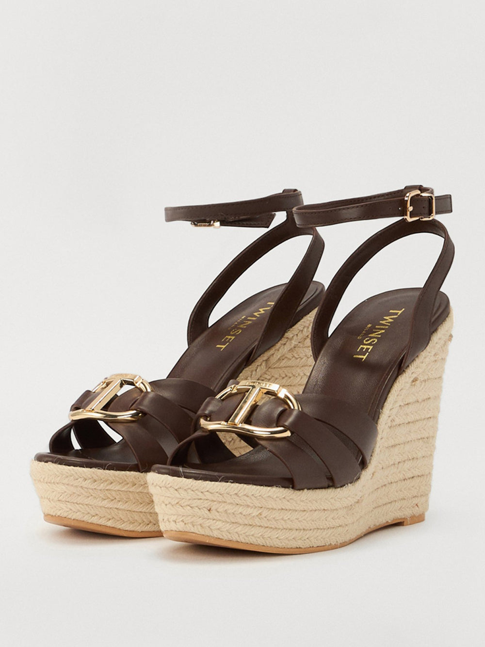 Sandalo Twin Set da Donna - Marrone
