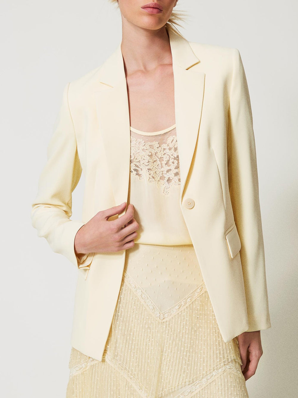 Blazer Twin Set da Donna - Avorio