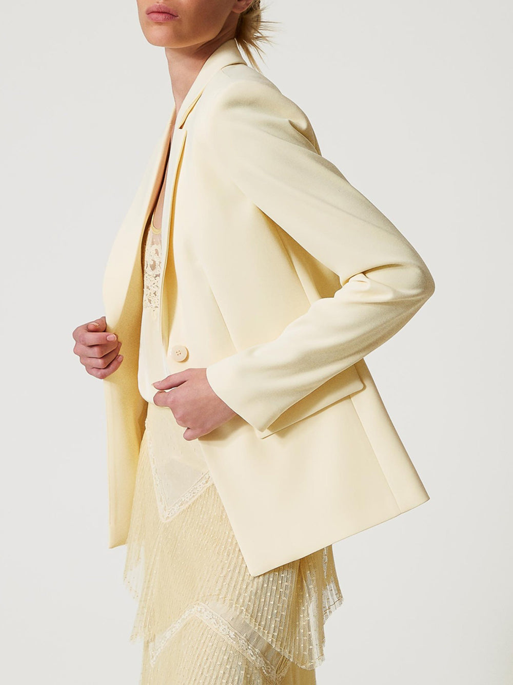 Blazer Twin Set da Donna - Avorio