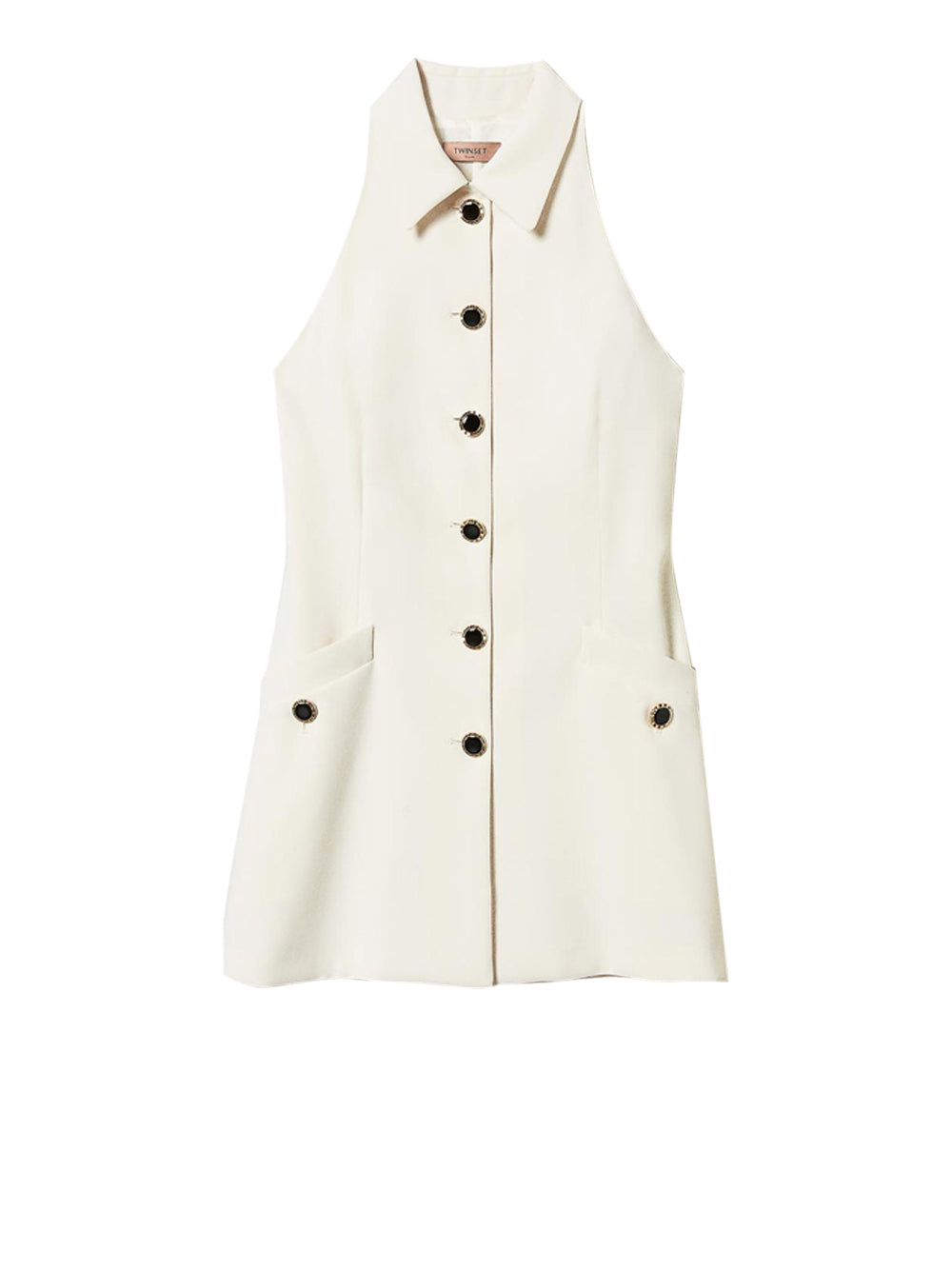 Top Twin Set Tunica da Donna - Bianco