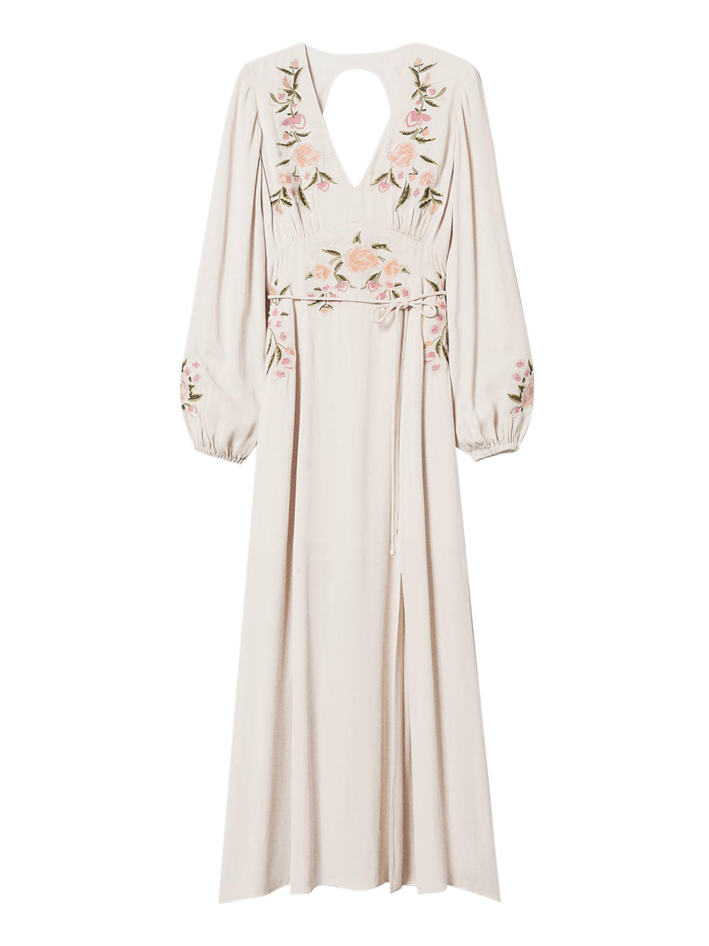 Vestito Longuette Twin Set da Donna - Avorio