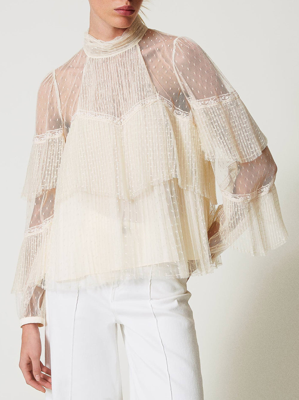 Blusa Twin Set da Donna - Bianco