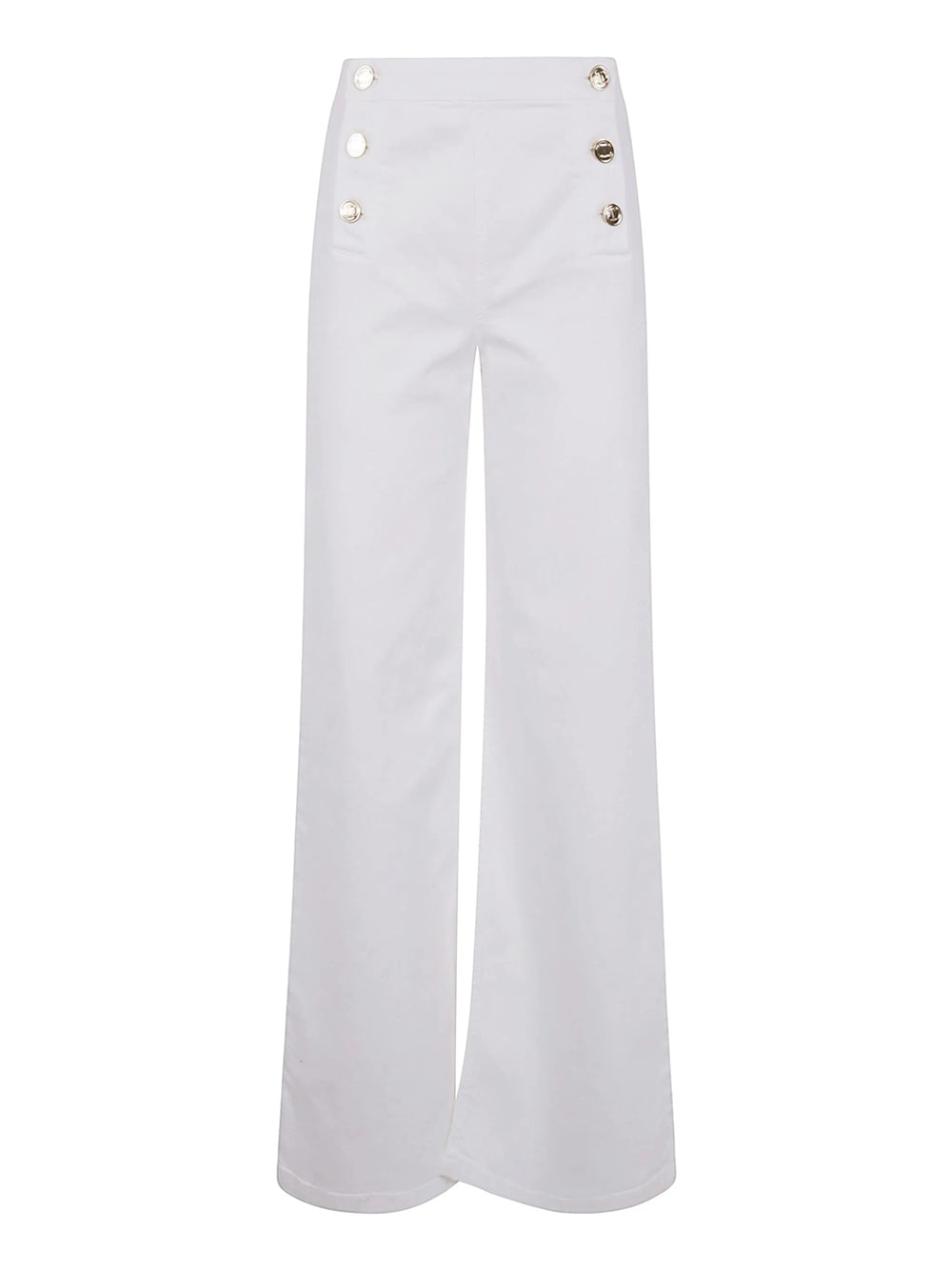 Jeans Wide Twin Set da Donna - Bianco
