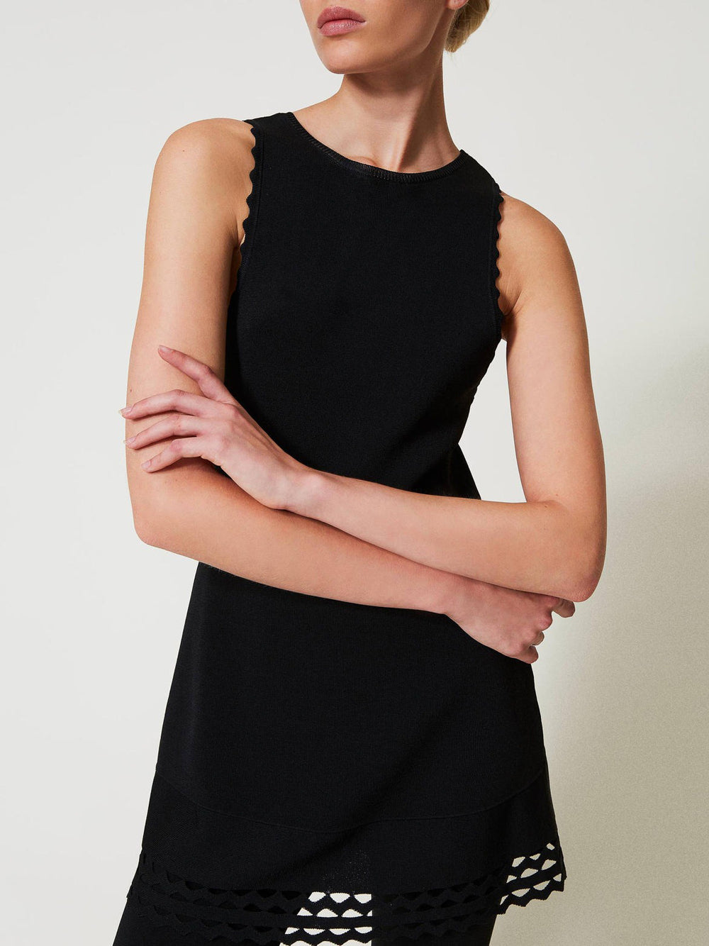 Top Twin Set da Donna - Nero