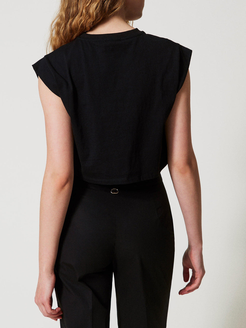 Canotta Twin Set da Donna - Nero