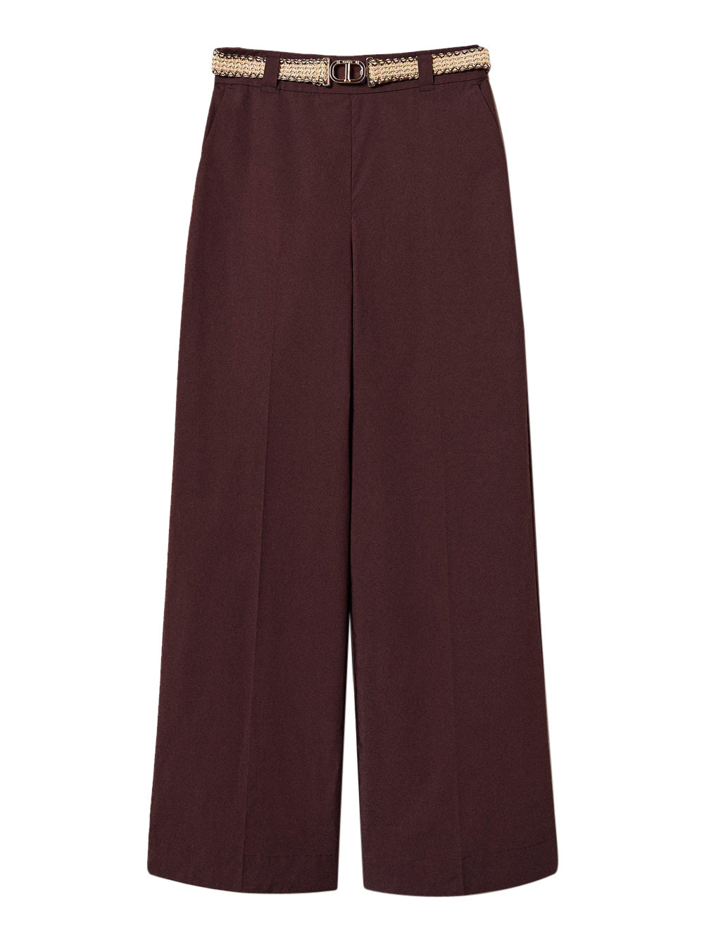 Pantalone Palazzo Twin Set da Donna - Marrone