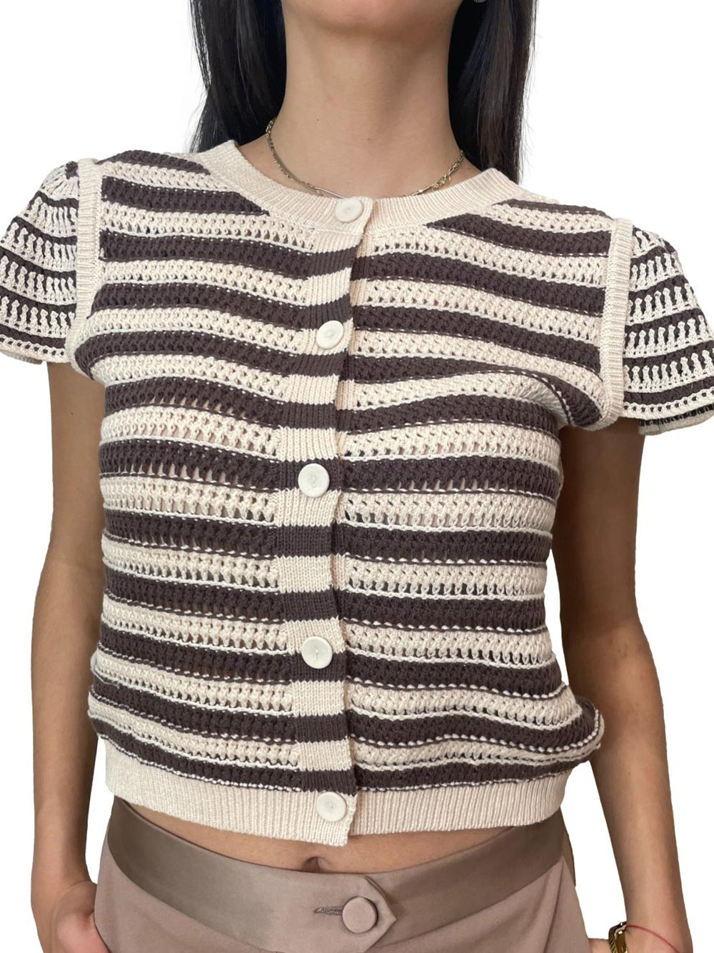 Maglia Twin Set da Donna - Marrone