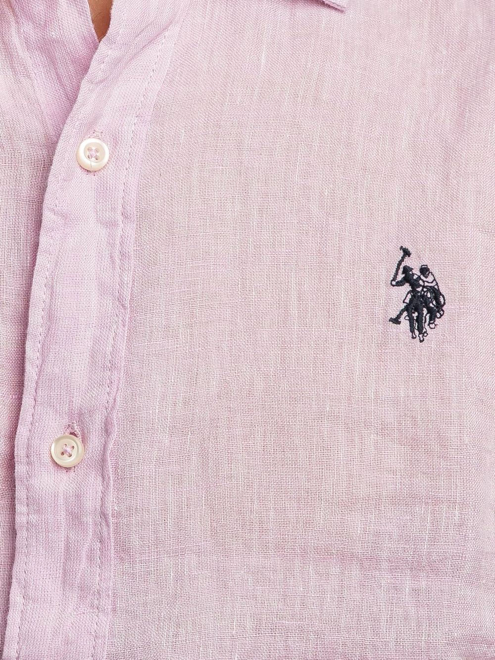 Camicia Classica U.S. Polo Assn. da Uomo - Rosa