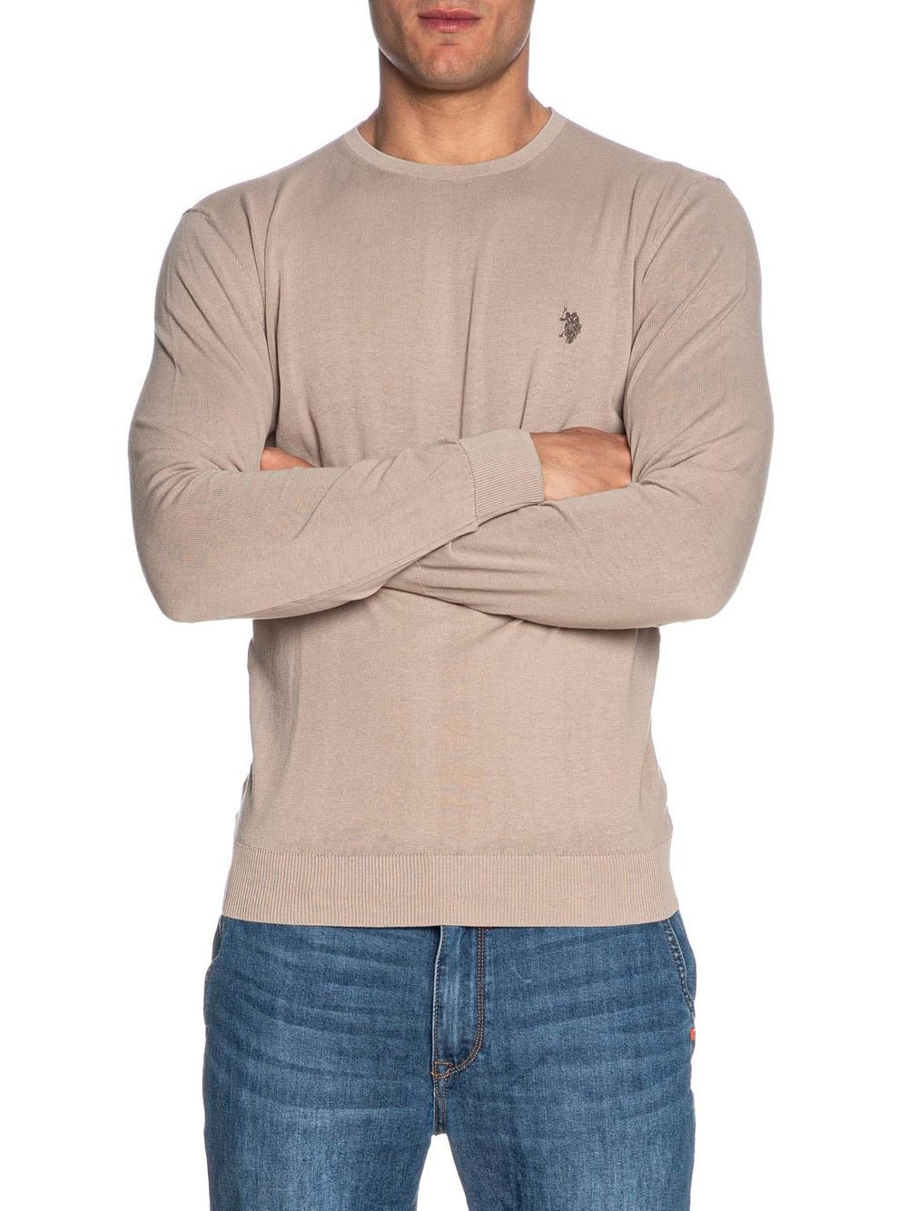 Pullover U.S. Polo Assn. da Uomo - Beige