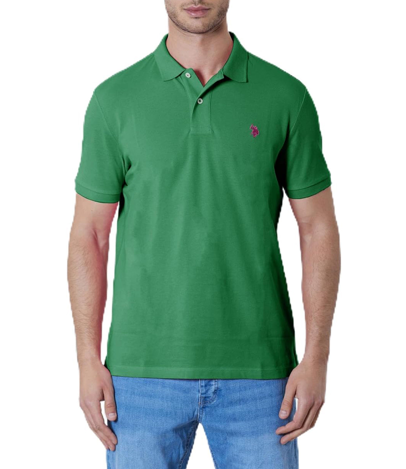 U.S. Polo Assn. U.S. Polo Asssn. Polo M/C Basic Piquet Uomo Mod. US41197001 144 Verde