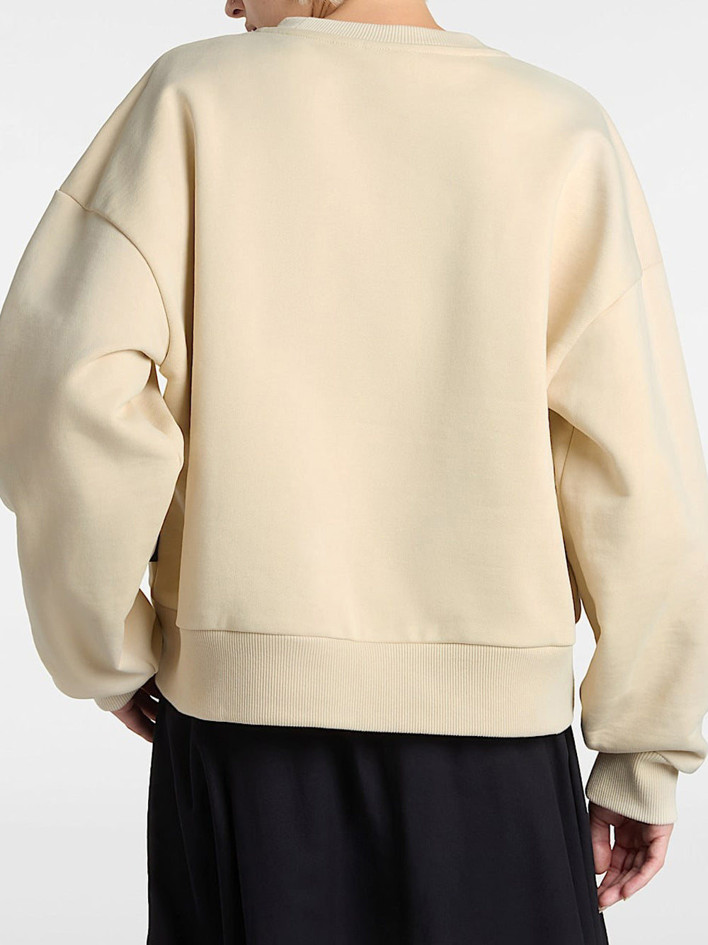 Felpa Vans Style 76 Retro Crew da Donna - Avorio