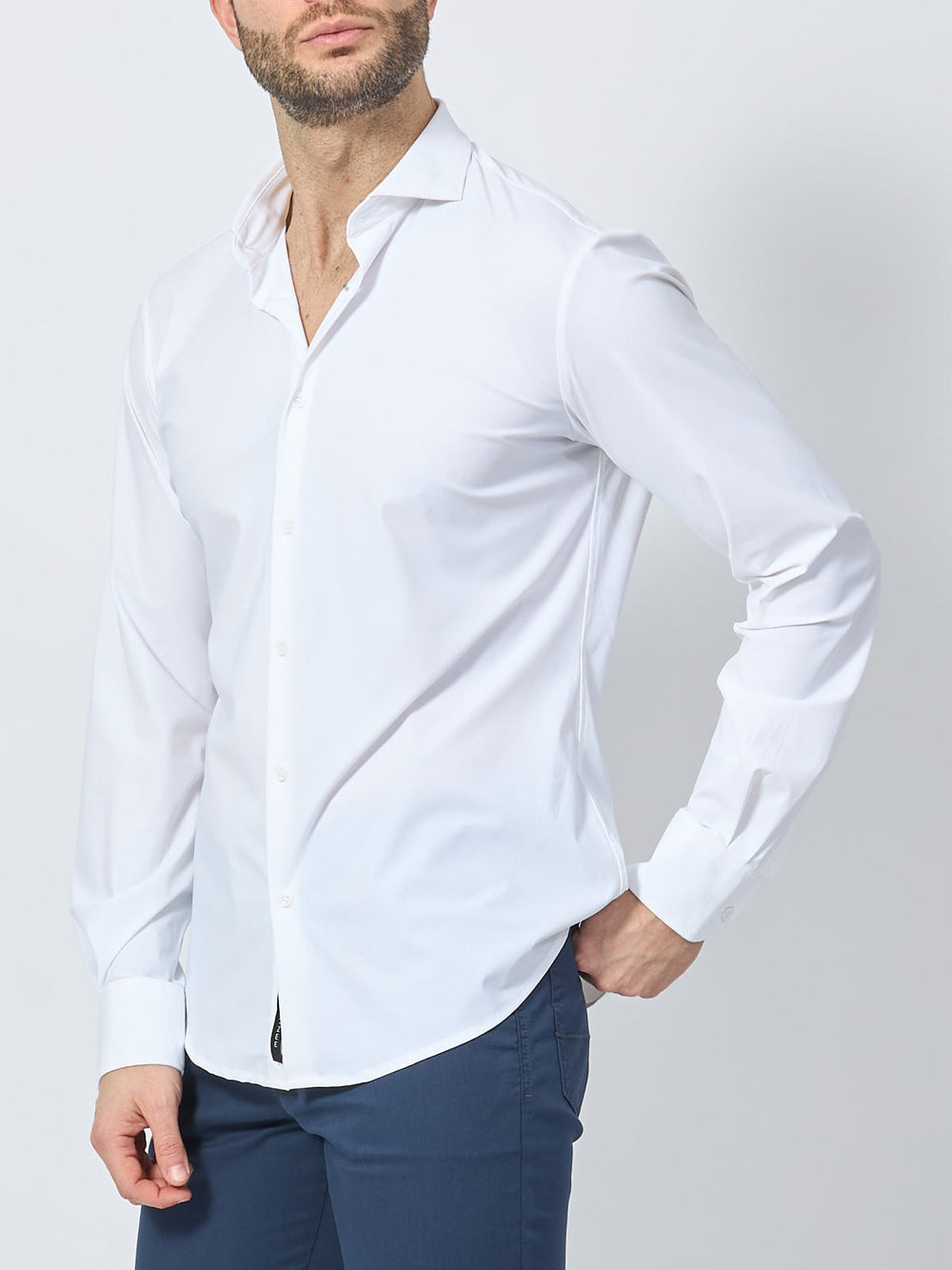 Camicia Casual Yes Zee da Uomo - Bianco
