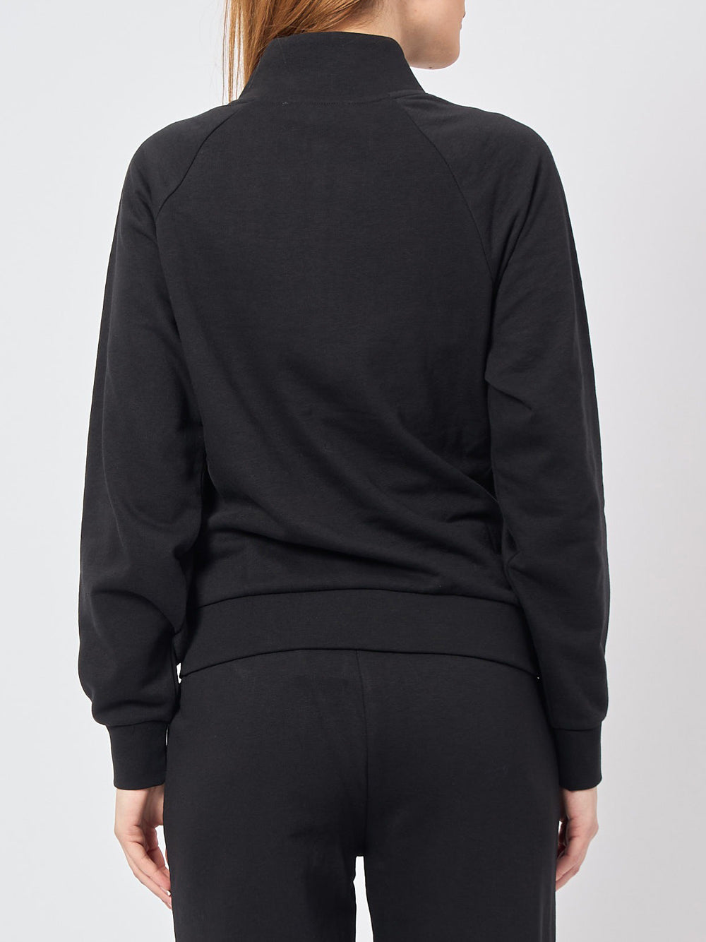 Felpa Zip Yes Zee da Donna - Nero