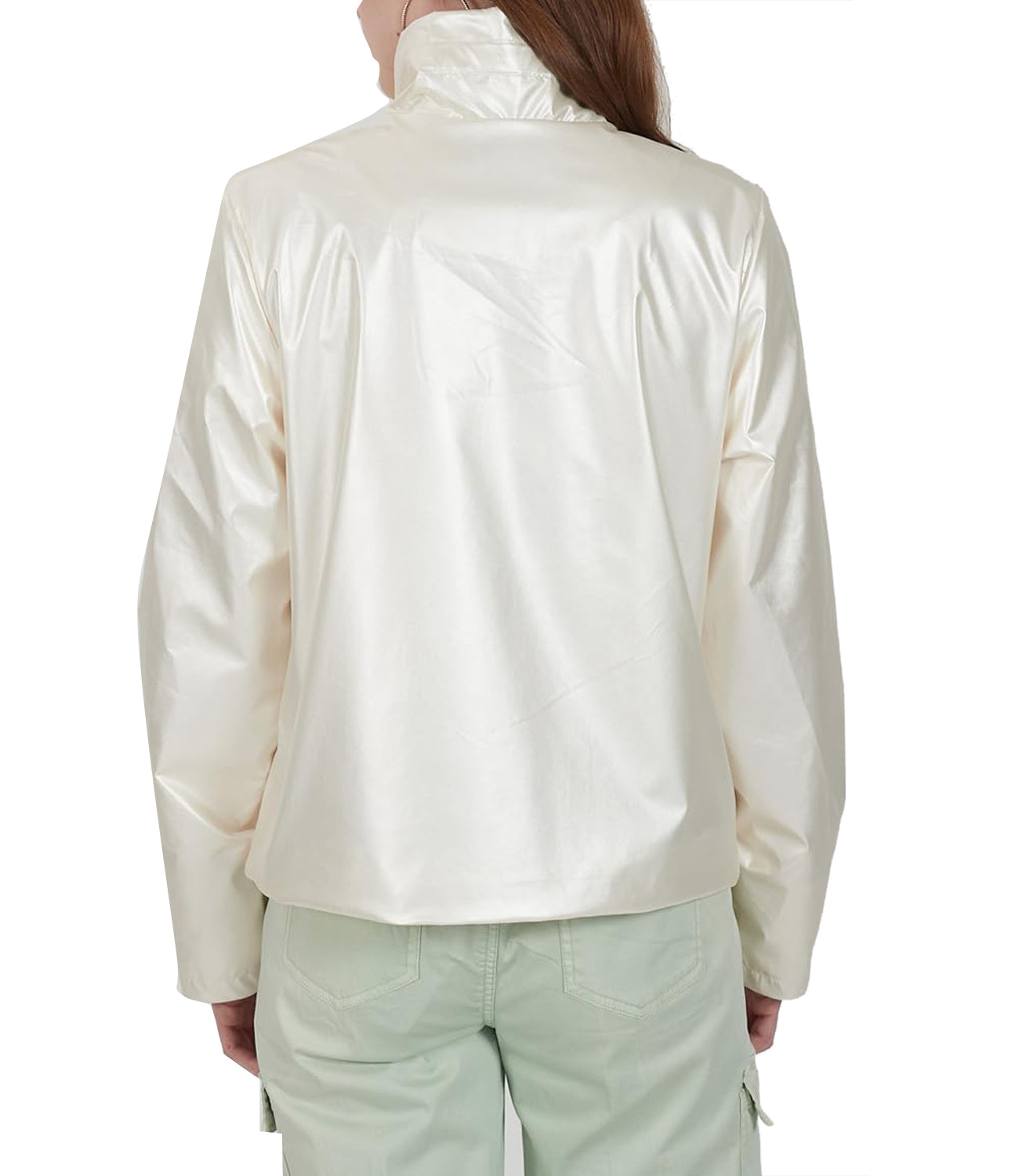 Yes Zee Giubbino Giubbino Donna Con Collo Alto Donna Mod. J439 GD00 0157 Avorio
