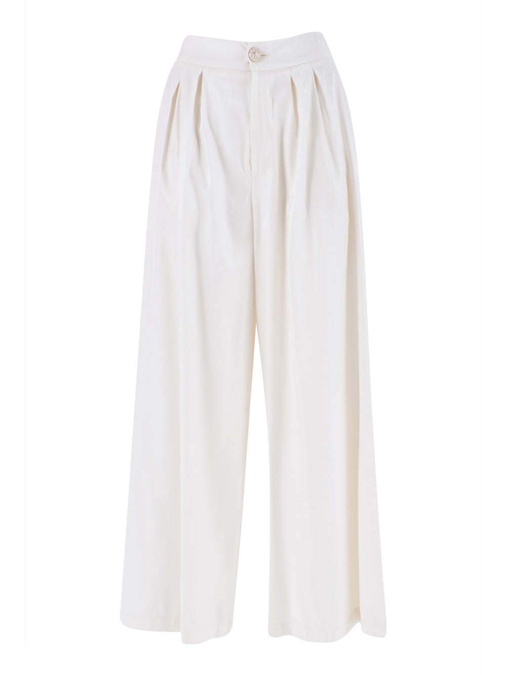 Pantalone Palazzo Yes Zee da Donna - Avorio
