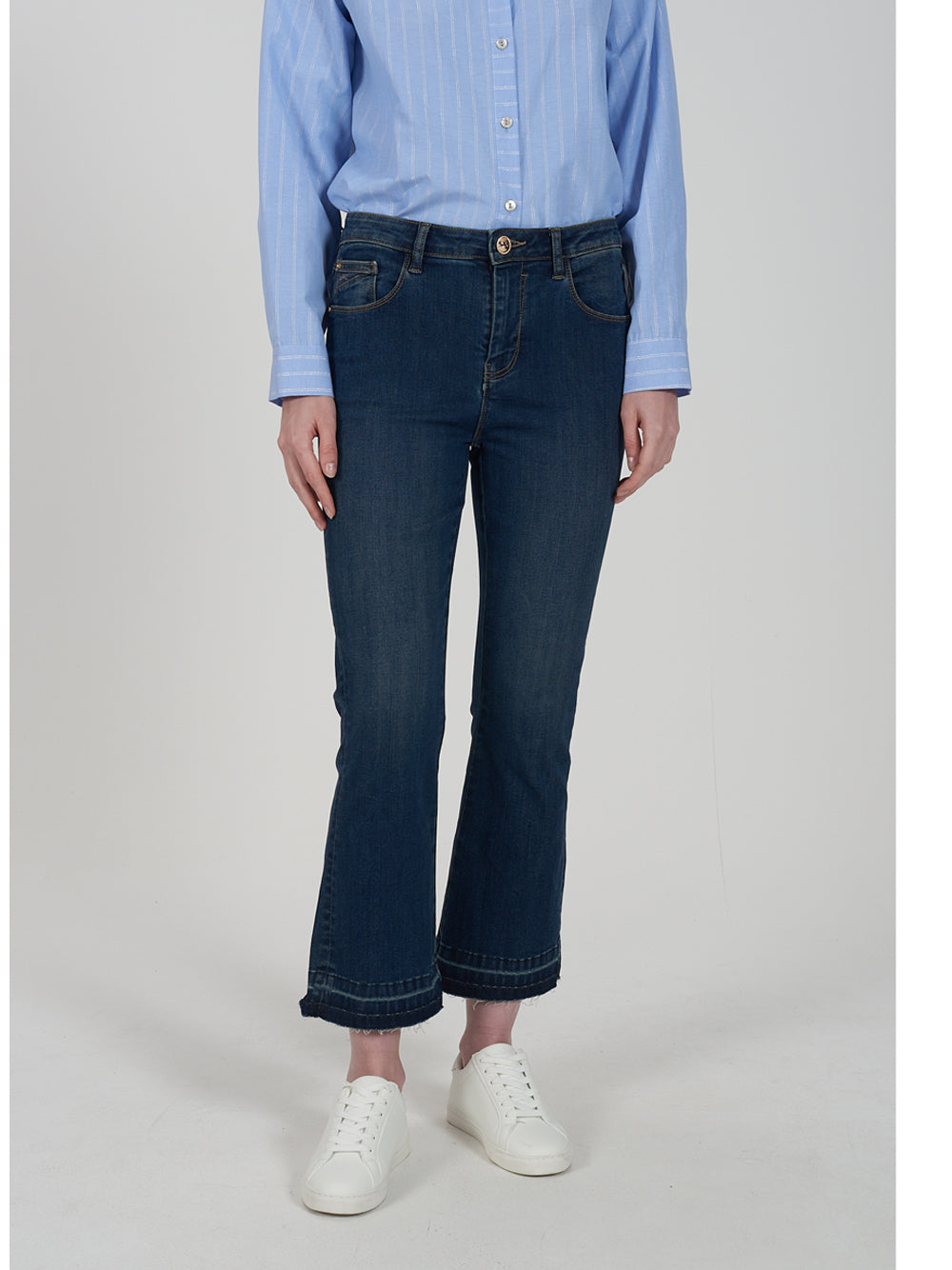 Jeans Bootcut Yes Zee da Donna - Denim