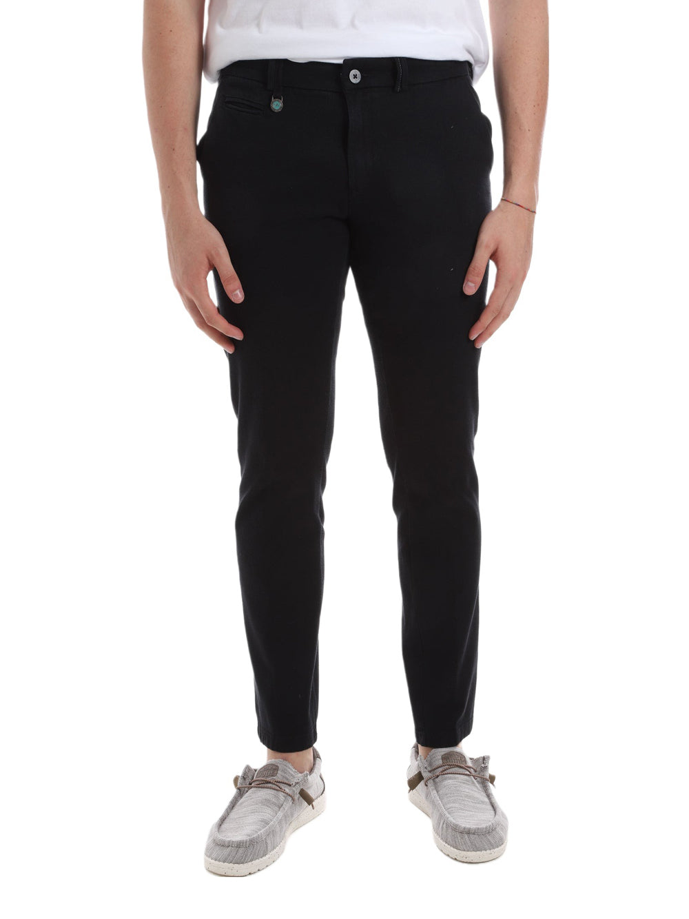 Pantalone Chino Yes Zee da Uomo - Nero