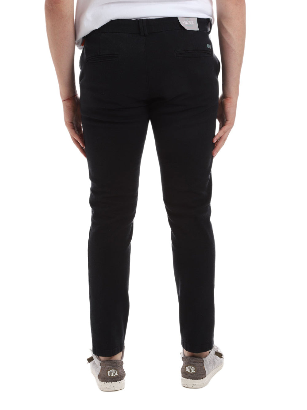 Pantalone Chino Yes Zee da Uomo - Nero