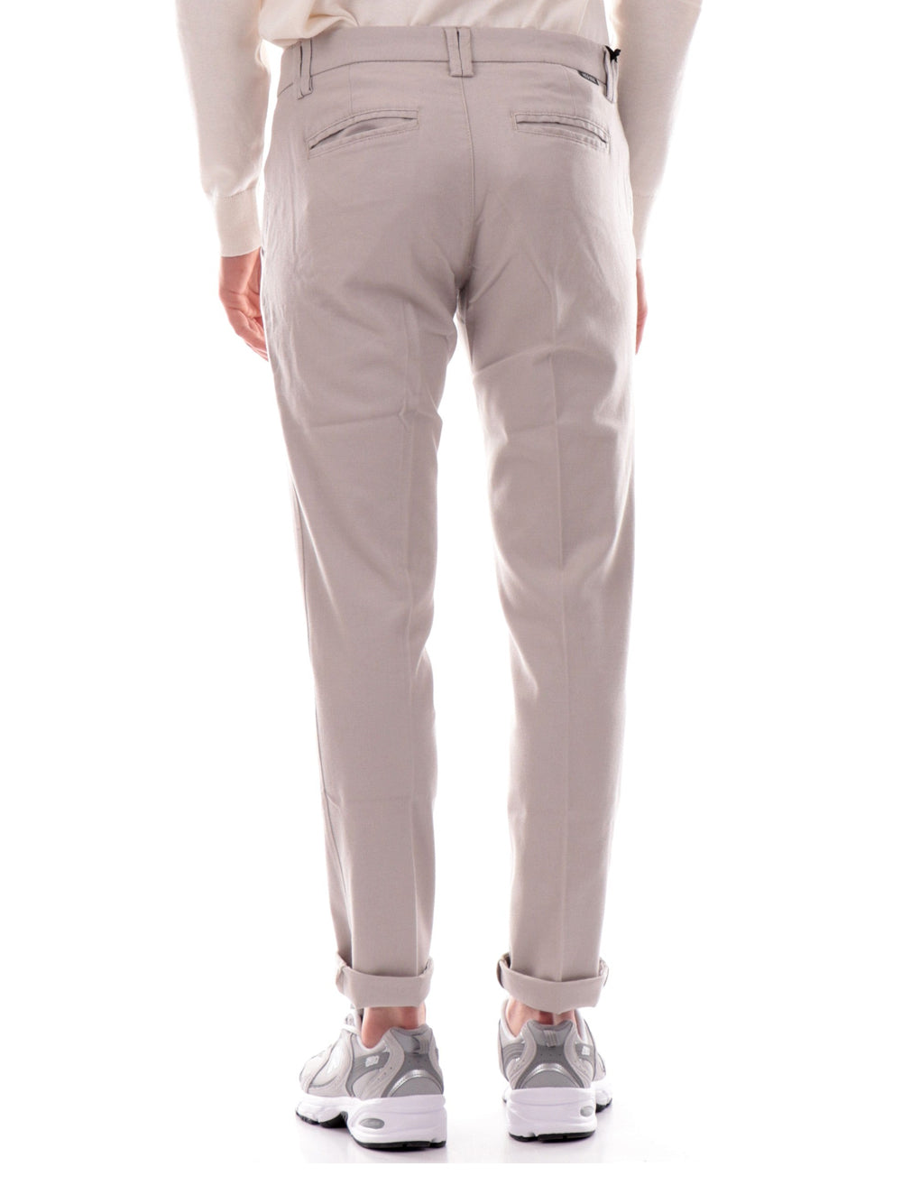 Pantalone Chino Yes Zee da Uomo - Avorio