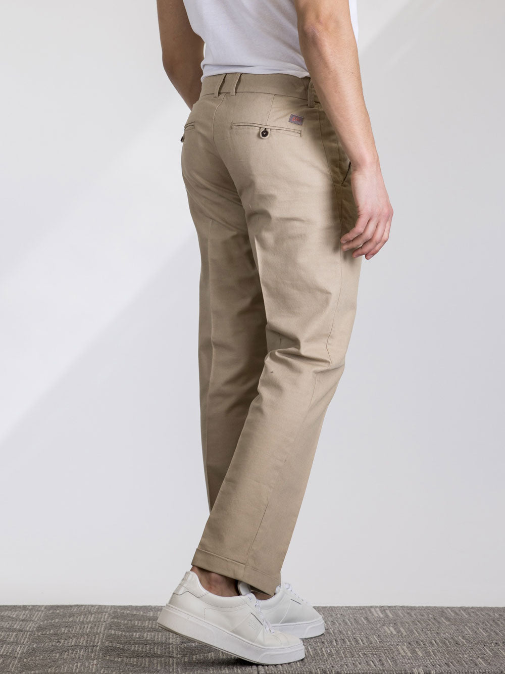 Pantalone Chino Yes Zee da Uomo - Beige