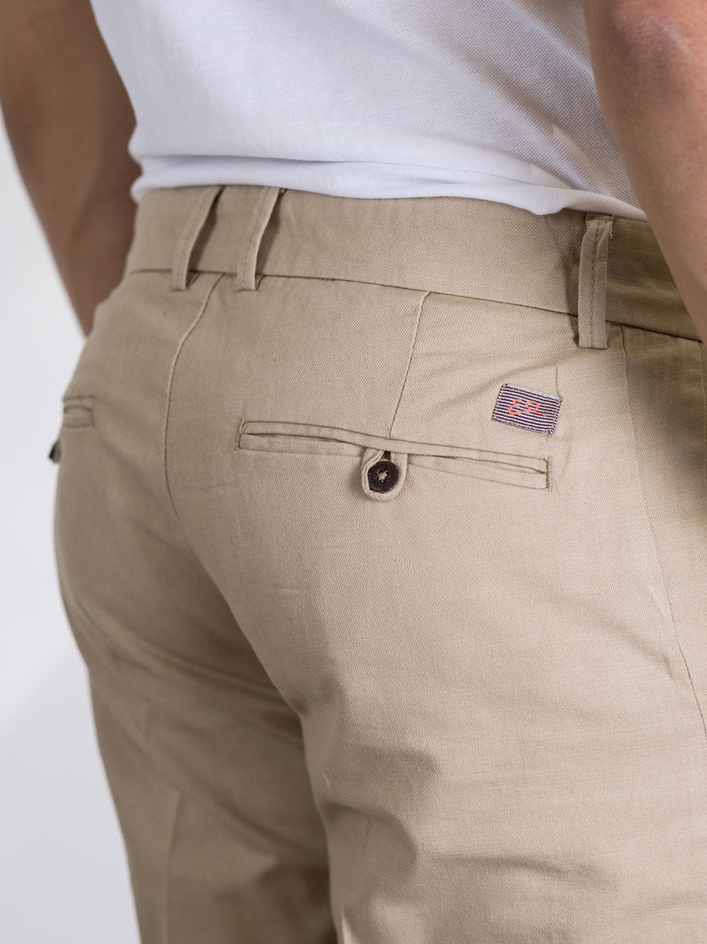 Pantalone Chino Yes Zee da Uomo - Beige