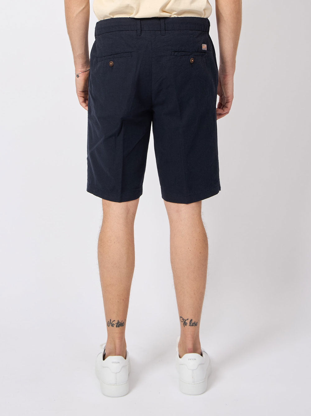 Yes Zee Bermuda Bermuda Uomo Con Coulisse, Elastico Ai Fianchi Uomo Mod. P770 PW00 0710 navy Blu