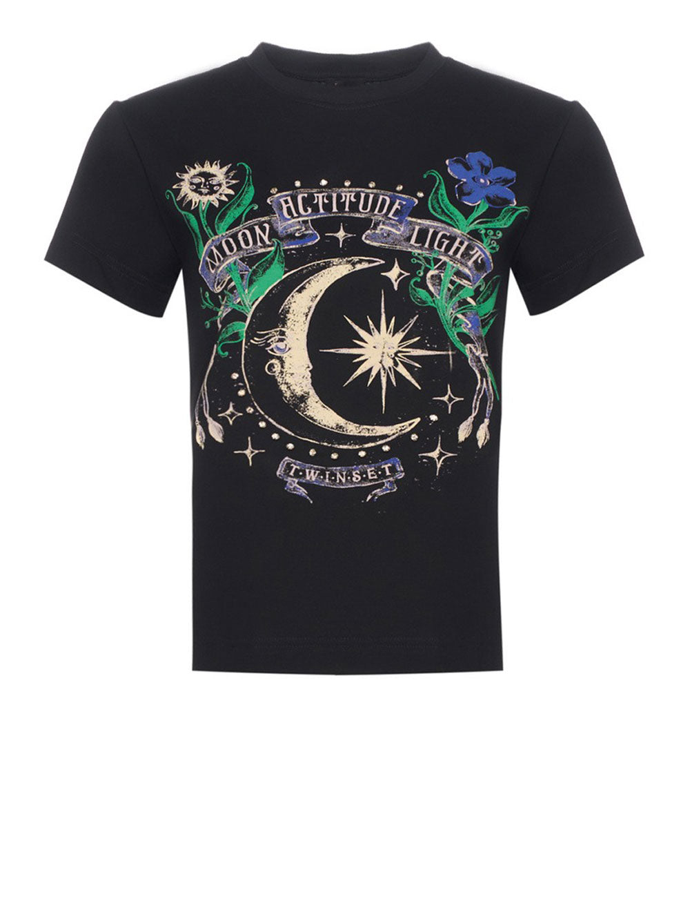 T-shirt Actitude da Donna - Nero