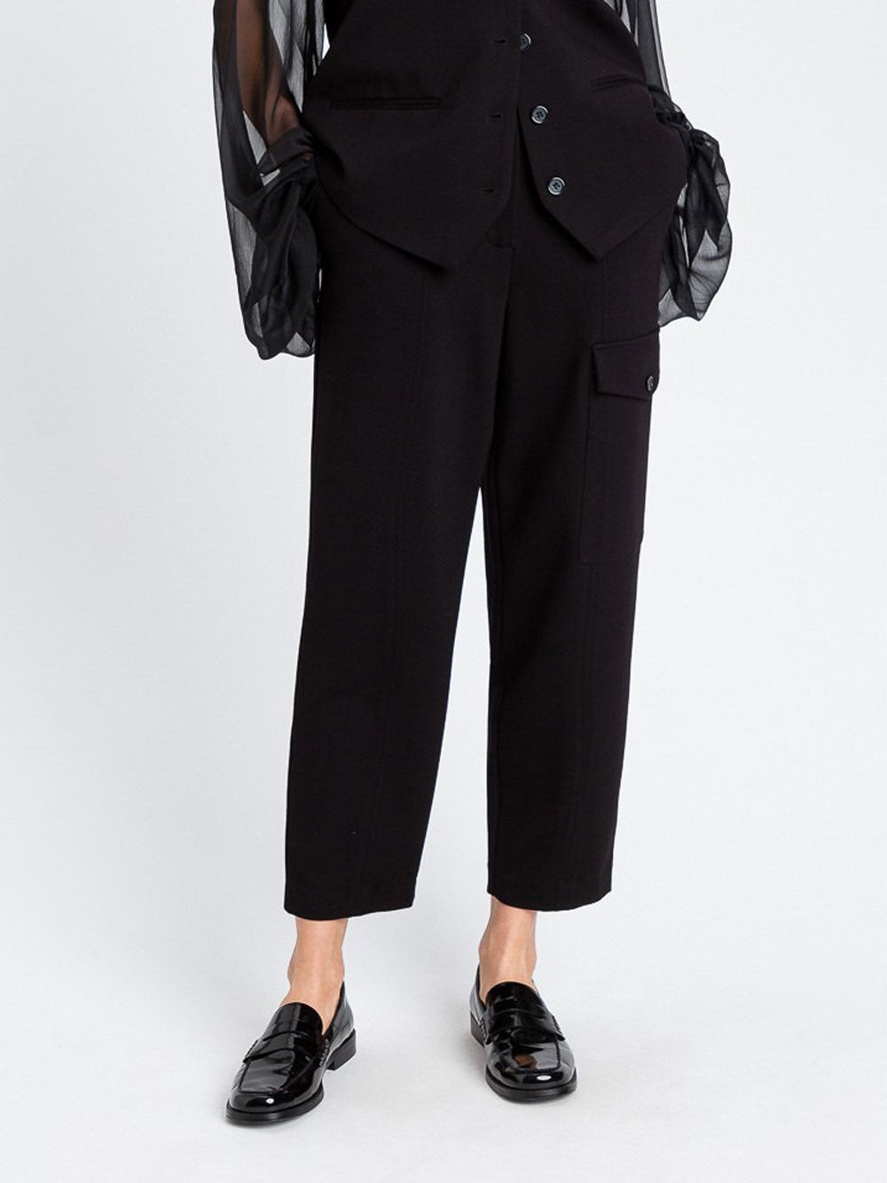 Pantalone Cargo Actitude da Donna - Nero