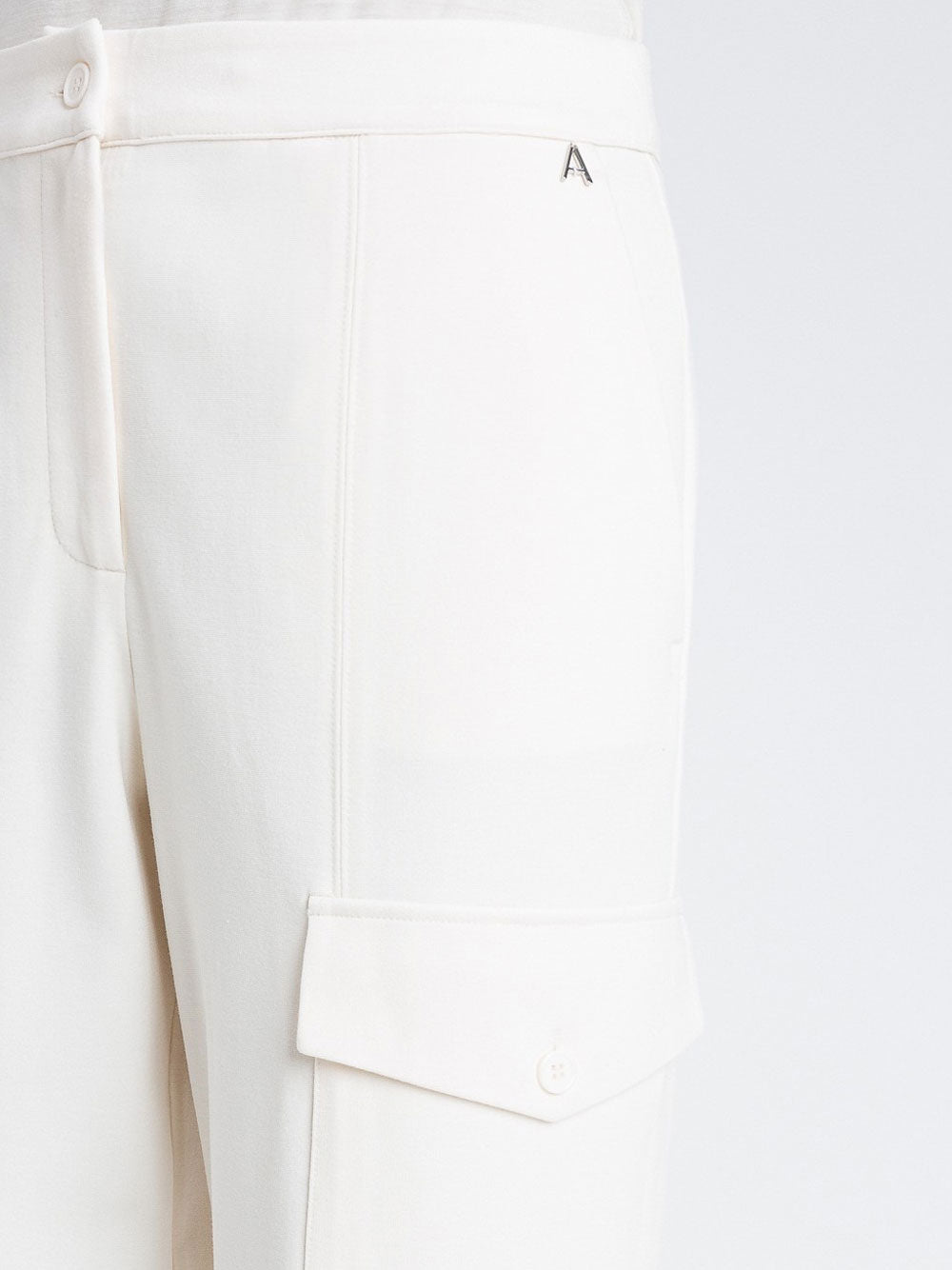 Pantalone Cargo Actitude da Donna - Bianco