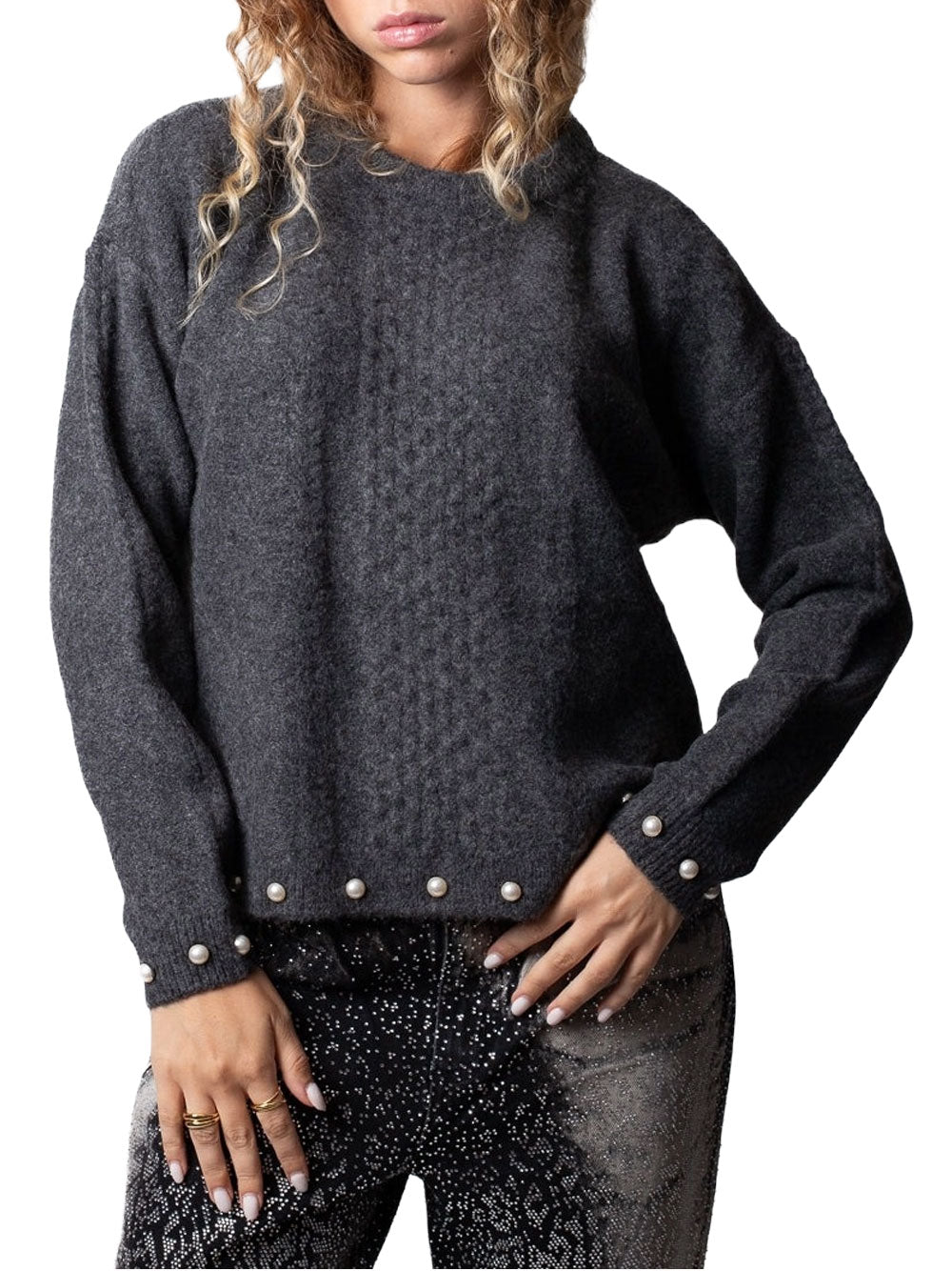 Pullover Actitude da Donna - Grigio