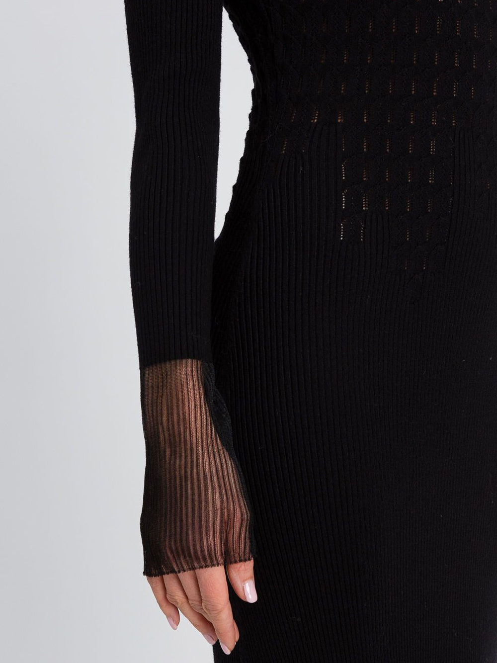 Vestito Longuette Actitude da Donna - Nero