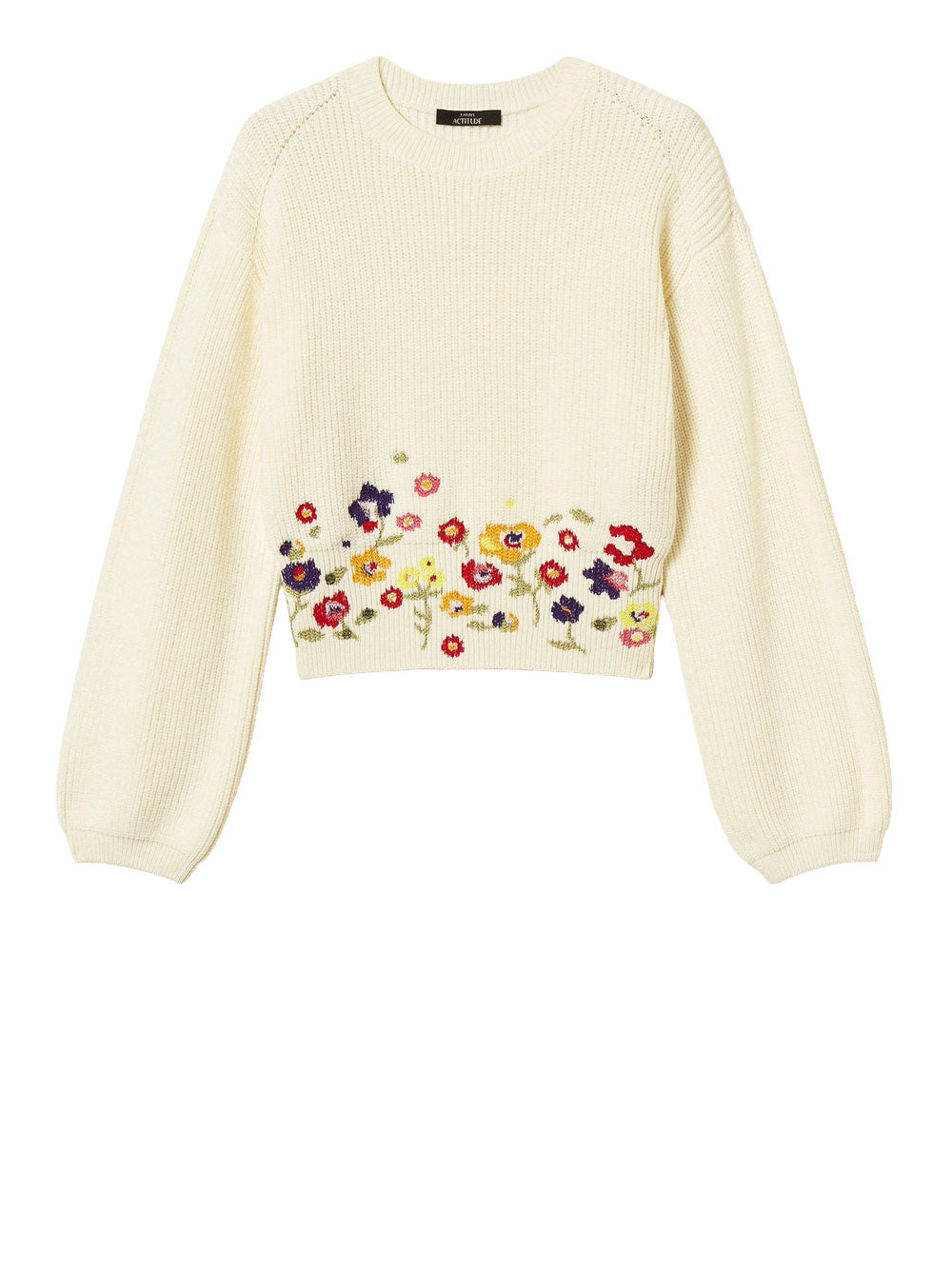 Pullover Actitude da Donna - Bianco