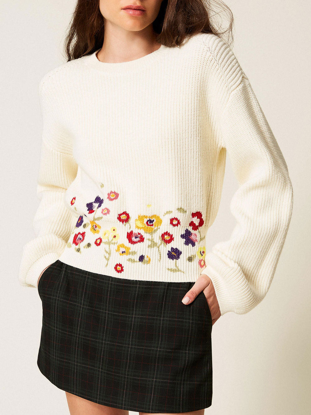 Pullover Actitude da Donna - Bianco